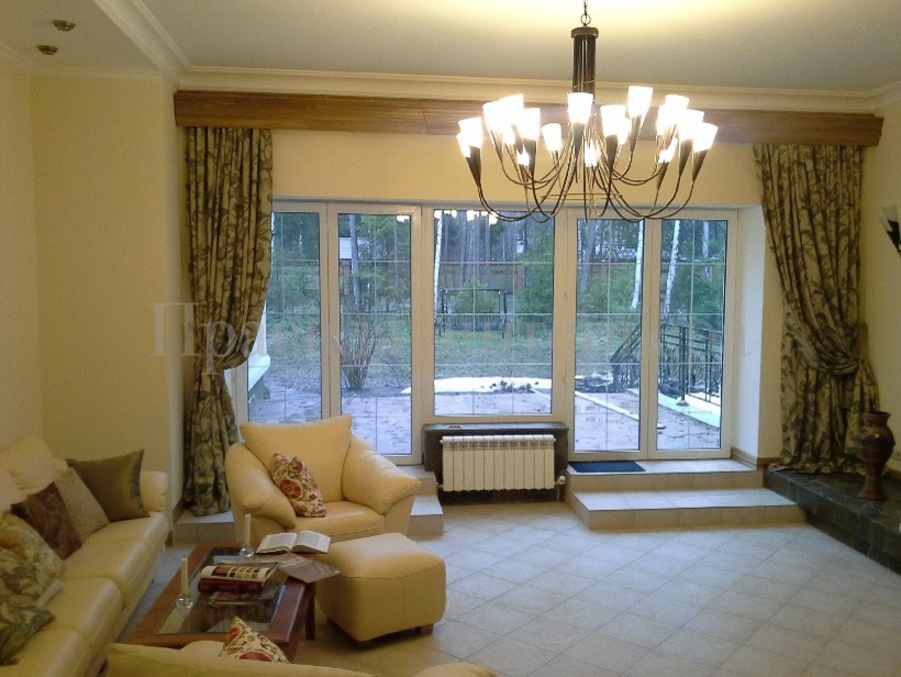 Текстильный декор для загородного дома