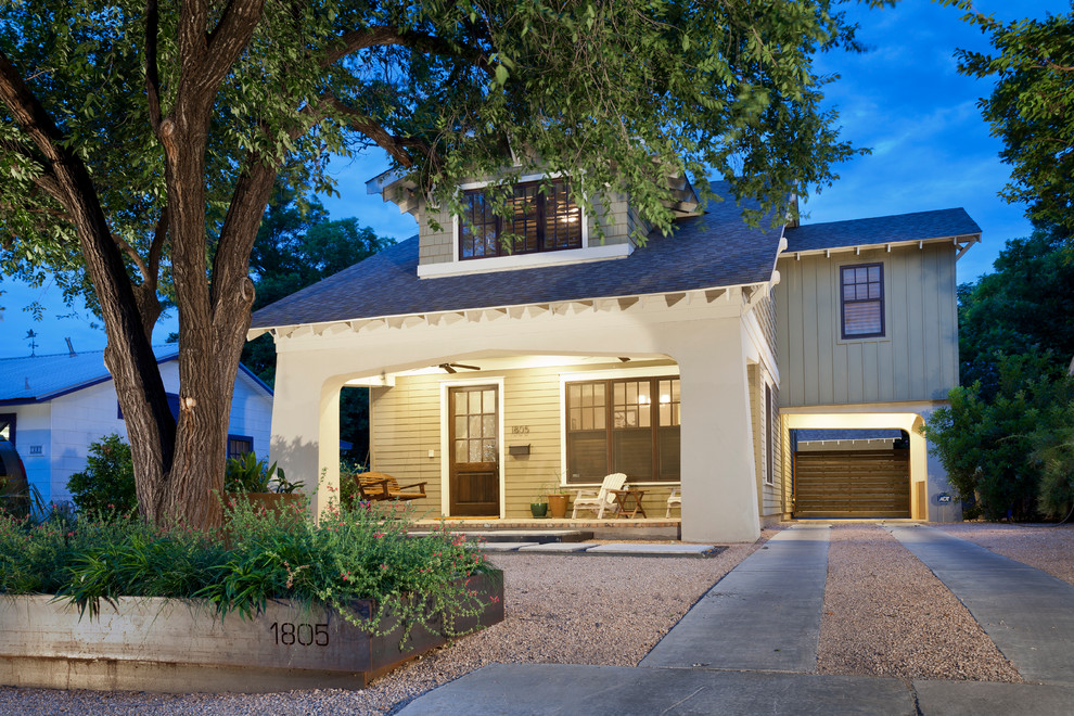Traditional two-storey exterior in Austin.