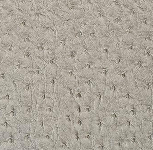 Emu Ostrich Upholstery Faux Leather, Ice, 30 Yards