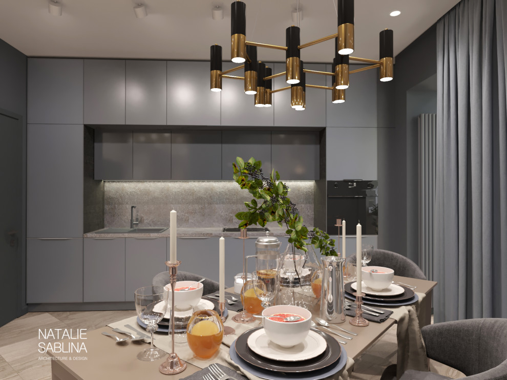 Квартира на Дальней 4   #KristalGrey_NSDesign