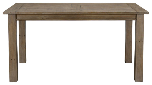 Driftwood Reclaimed Pine 60 Dining Table By Kosas Home Transitional Dining Tables By Hedgeapple Houzz
