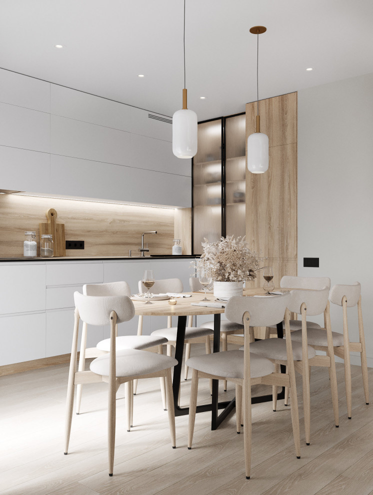 Дизайн проект двухуровневой светлой квартиры в таунхаусе в г. Гродно