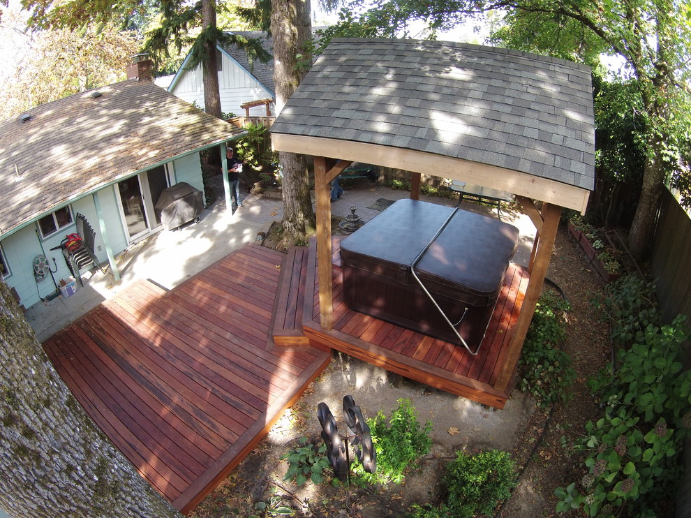 Beaverton Or. Hot tub deck