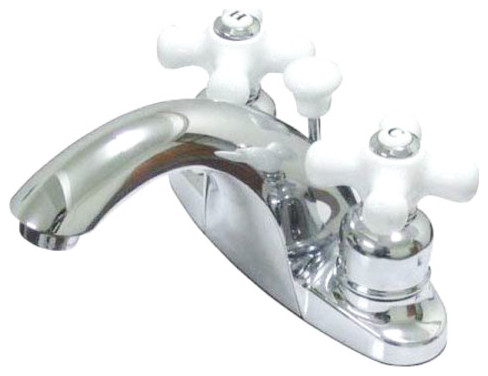Kingston Brass KB764.PX English Country 1.2 GPM Centerset - Polished Chrome