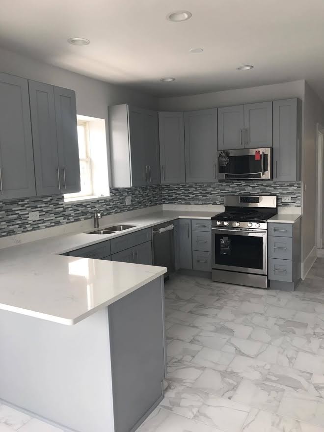 Kitchen - transitional kitchen idea in Chicago