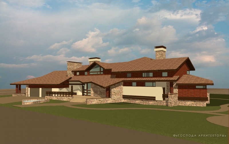 Двухэтажный коттедж "Матисс"