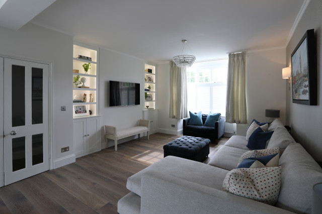 Wimbledon Village Home klassisk-vardagsrum