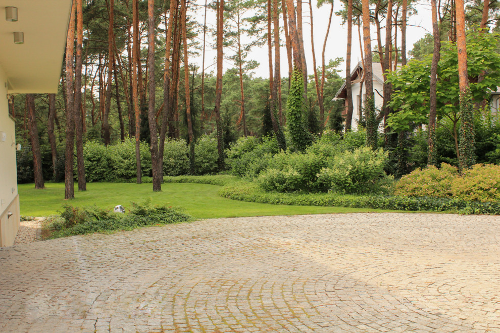 Тенистый сад в лестном массиве