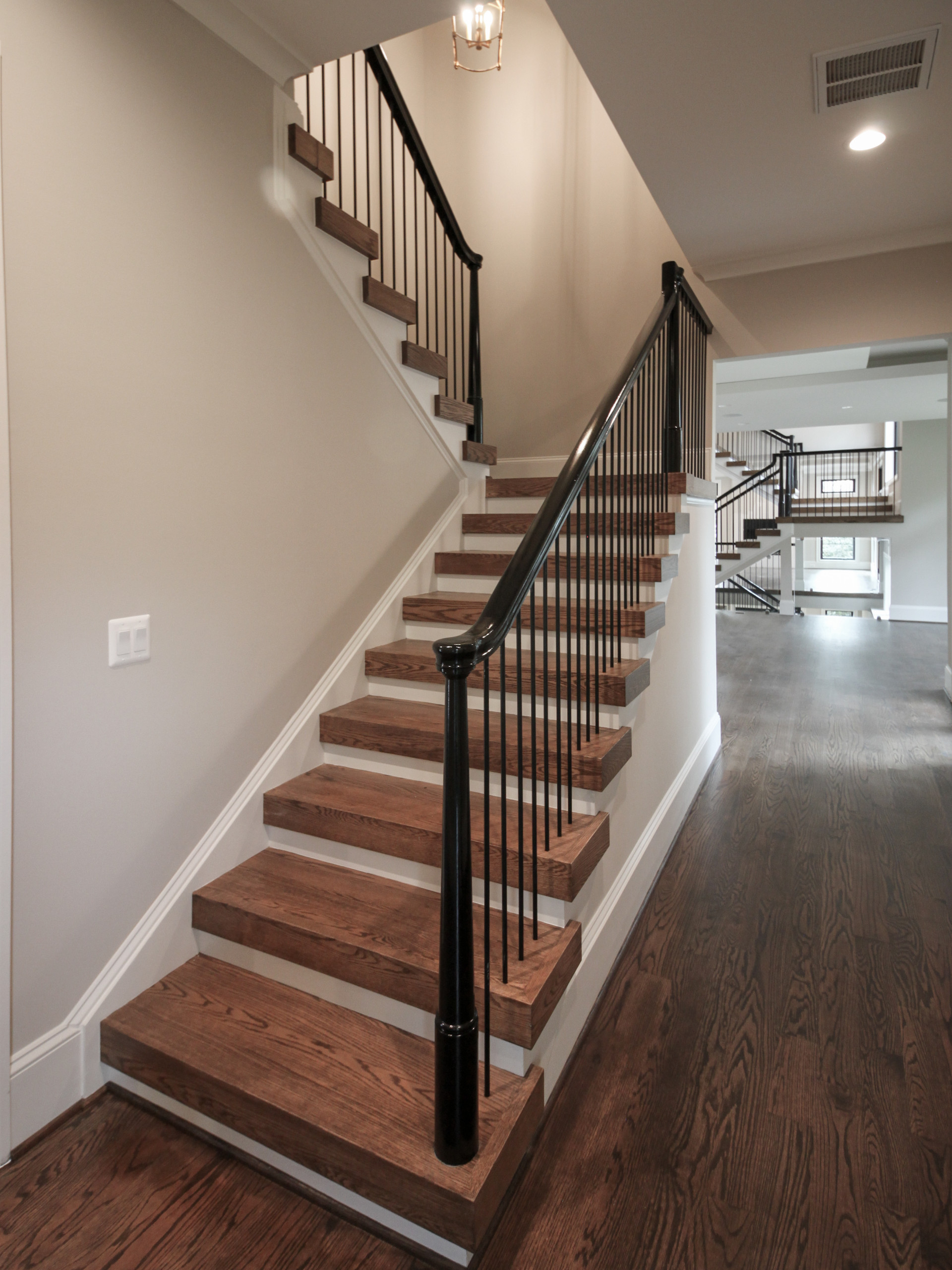 89_Eclectic and Edgy Staircase in French Contemporary Residence, McLean VA 2210