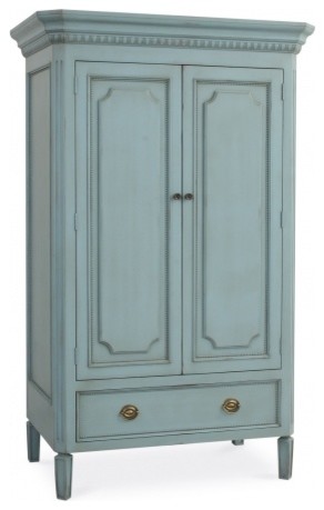 Armoires Swedish Armoire With 2 Shelves traditional-armoires-and-wardrobes