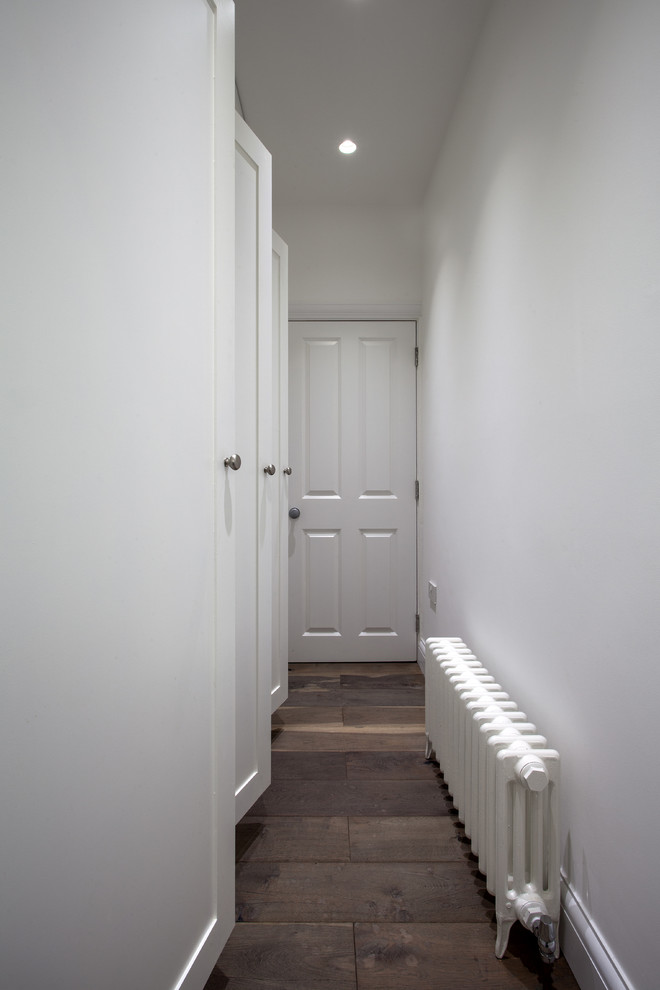 Design ideas for a transitional hallway in London.