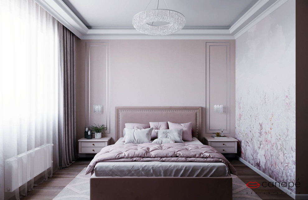 Романтичная квартира в пудровых тонах