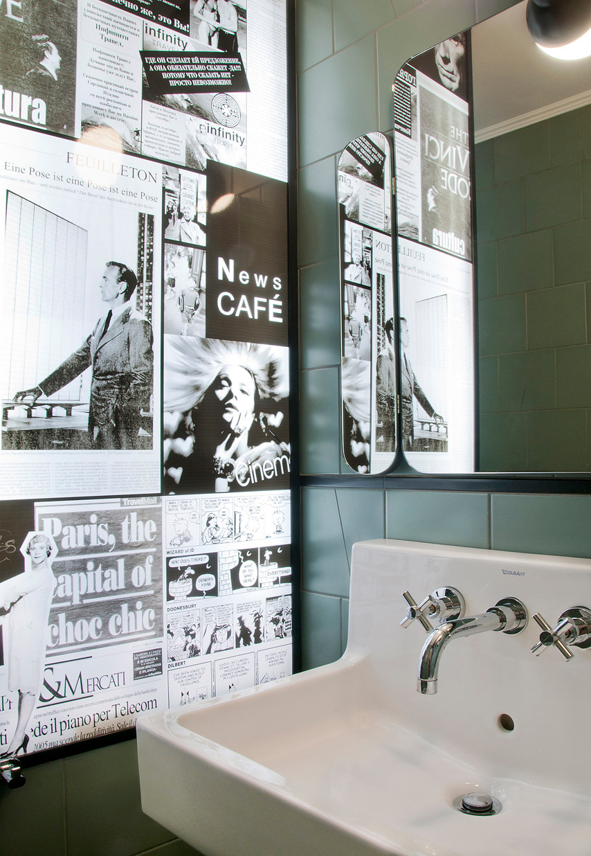 Цветная и фактурная метаморфоза  News Cafe в Минске