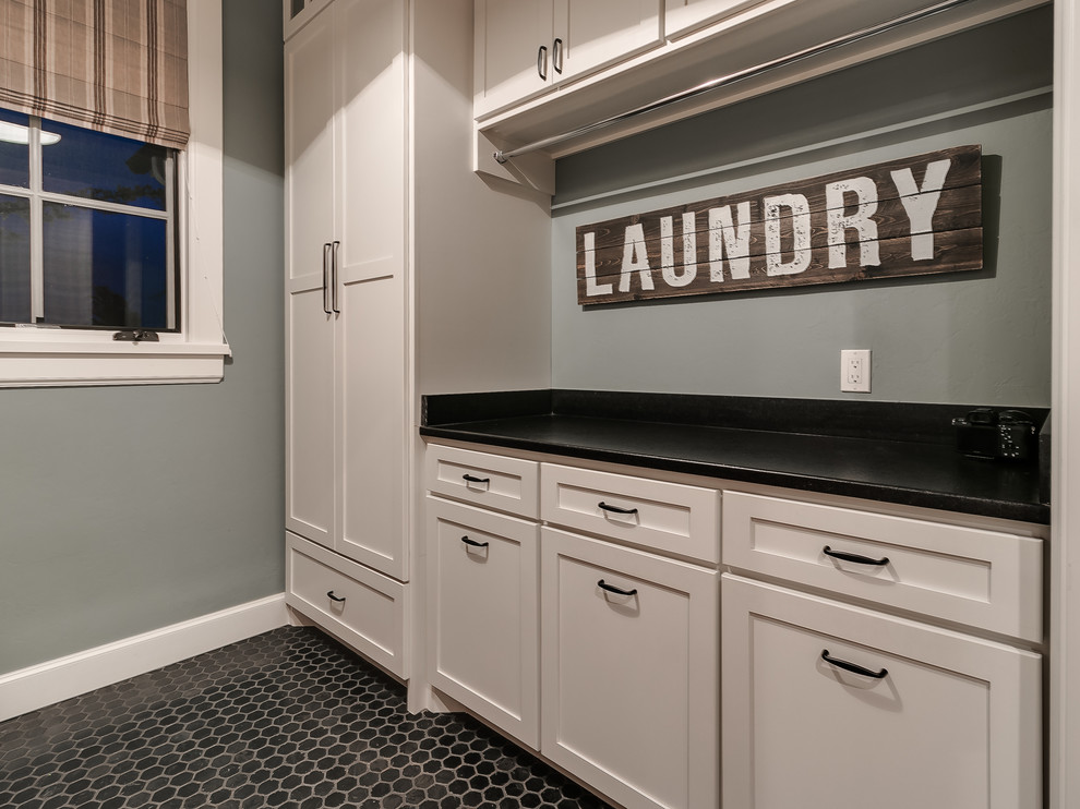 This is an example of a country laundry room in Oklahoma City.