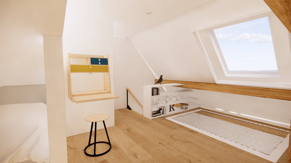 Mezzanine Airbnb Rouen 3D