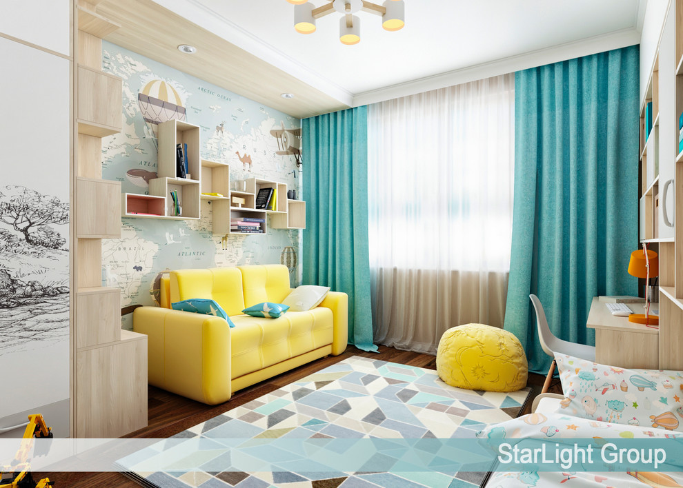 Дизайн детской для двух мальчиков 5 и 7 лет