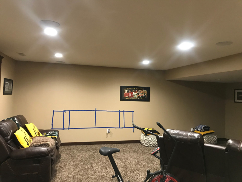 What size electric fireplace should I install inwall?