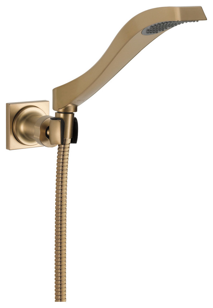 Delta Dryden Single-Setting Adjustable Wall Mount Hand Shower, Champagne Bronze