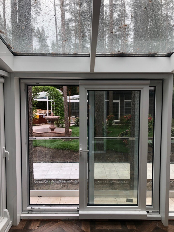 Зимний сад белый