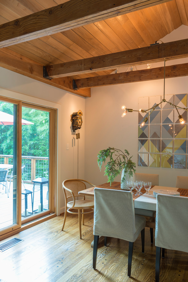 Mid-sized transitional great room photo in DC Metro