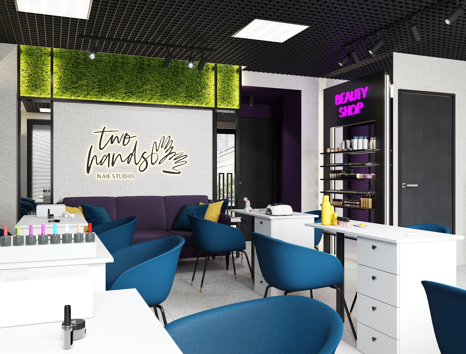 Салон маникюра в центре города