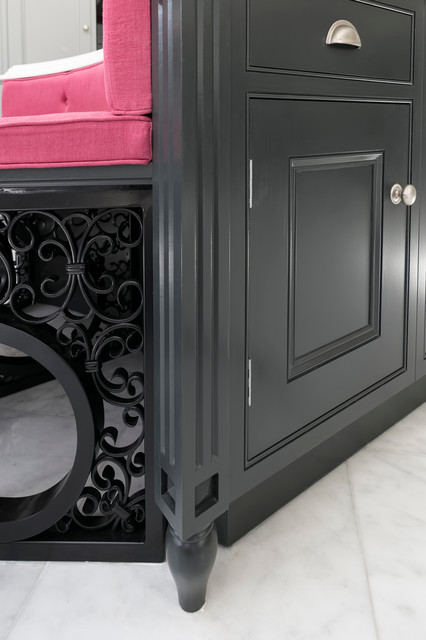 Traditional French Hand Painted Framed Kitchen traditional-kitchen