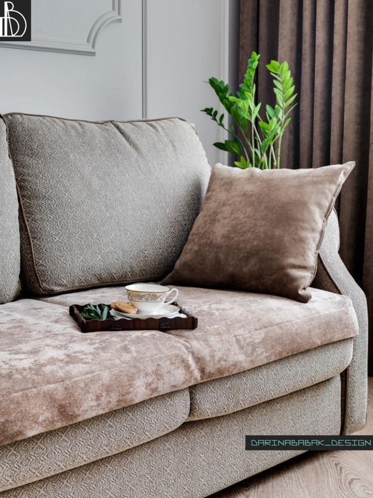 Реализация проекта. Гостиная в классическом стиле.