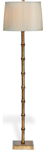 Lauderdale Floor Lamp - Gold, Antiqued Goldleaf