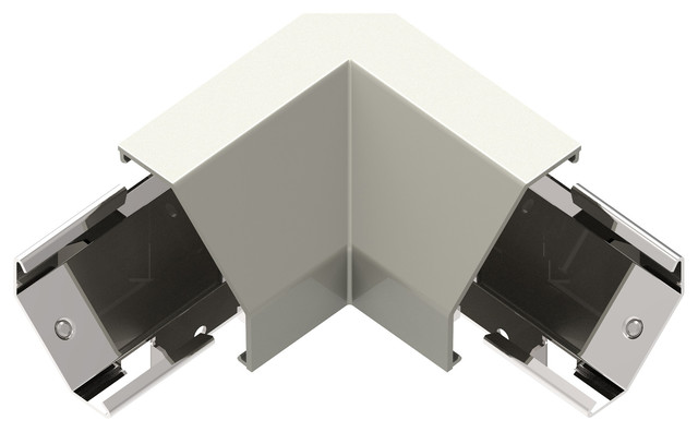 Legrand APCCTM4 adorne Under Cabinet Modular Track Corner - Silver