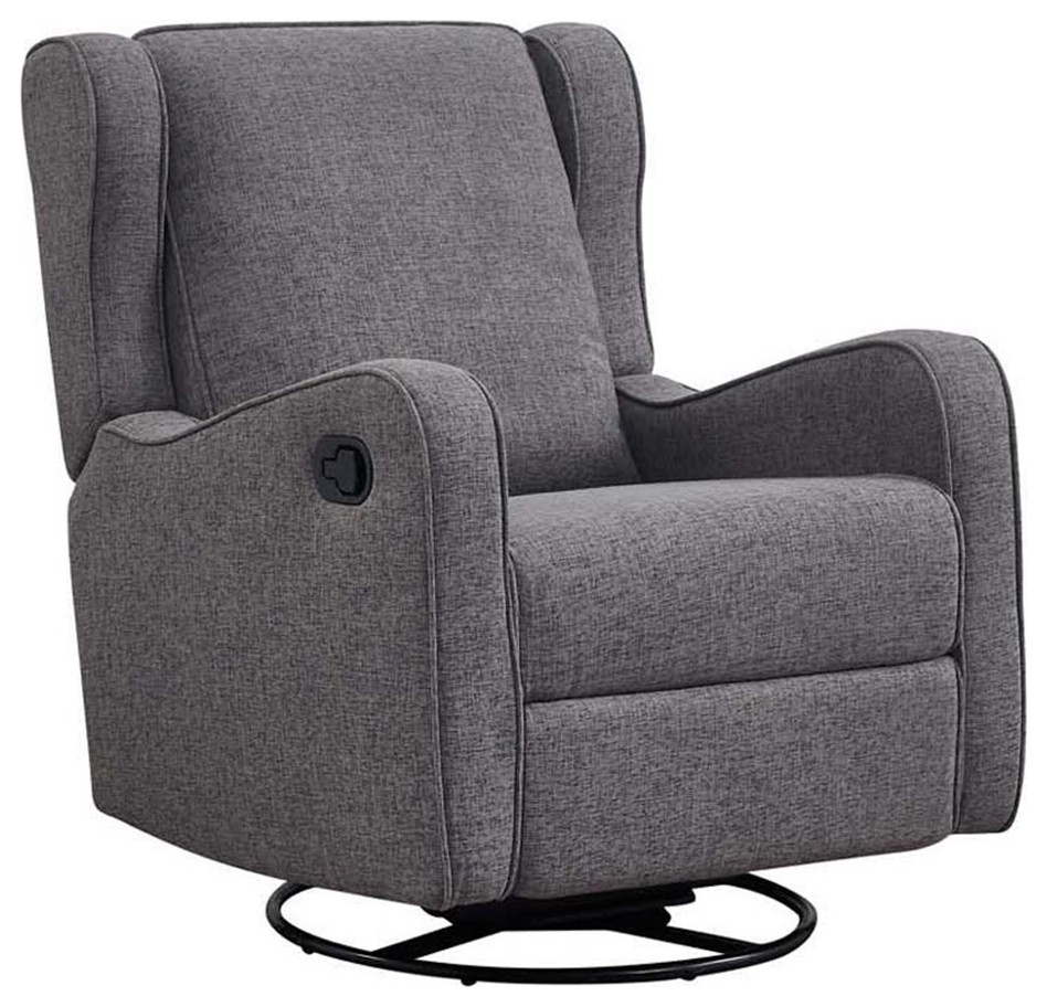 Westwood Design Skylar Fabric Manual Swivel Glider and Recliner in