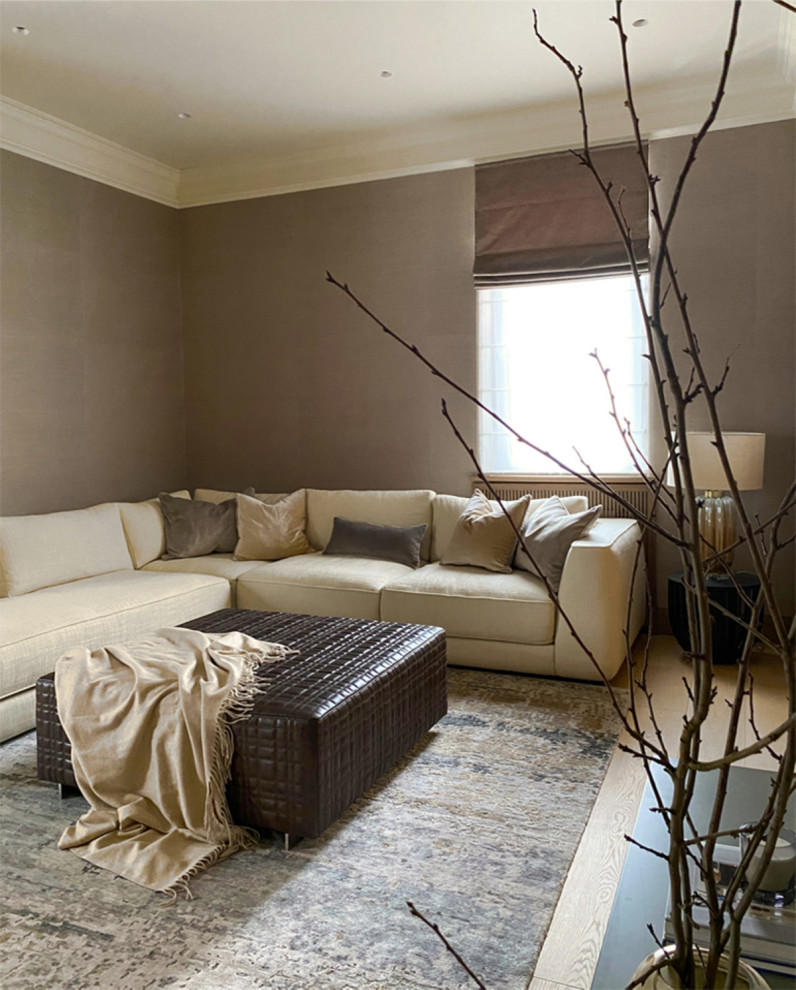 Библиотека в загородном доме