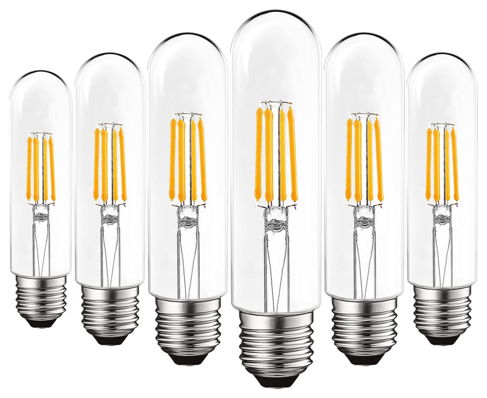 Luxrite T10 LED Light 5W=60W Damp Rated 6 Pack - Traditional - Led Bulbs by Luxrite | Houzz