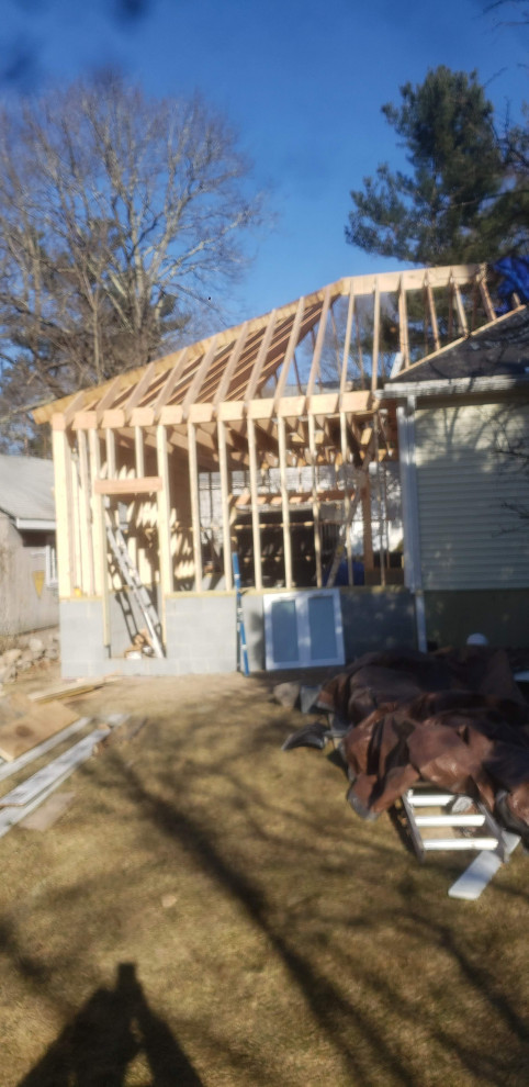 Addition Project Block Foundation