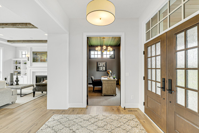 Rustic Modern Home moderne-entree