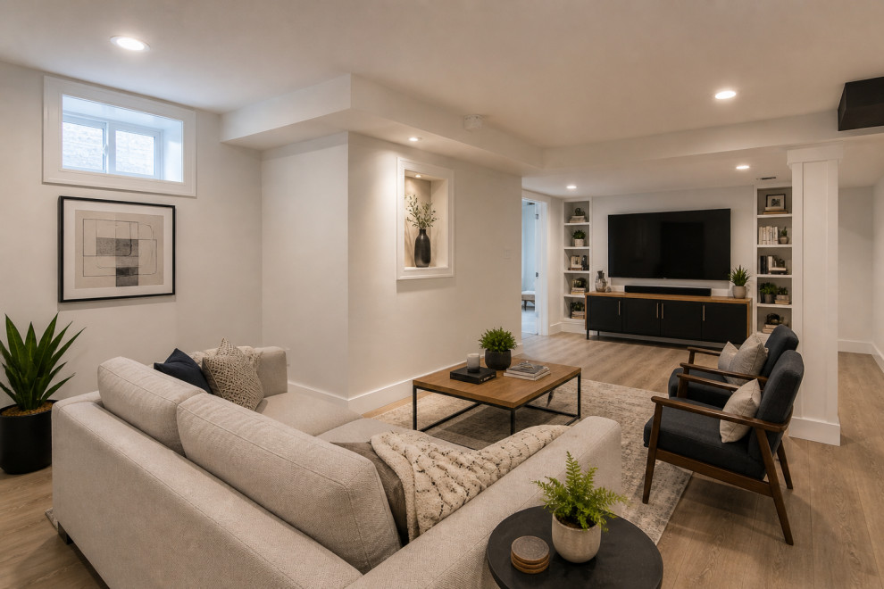 Harvard, MA — Basement Finishing & Entertainment Space - Basement ...