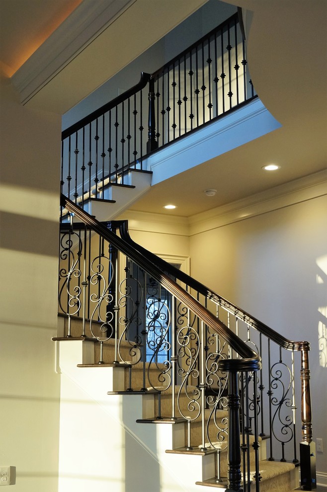 Staircase - transitional staircase idea in Columbus