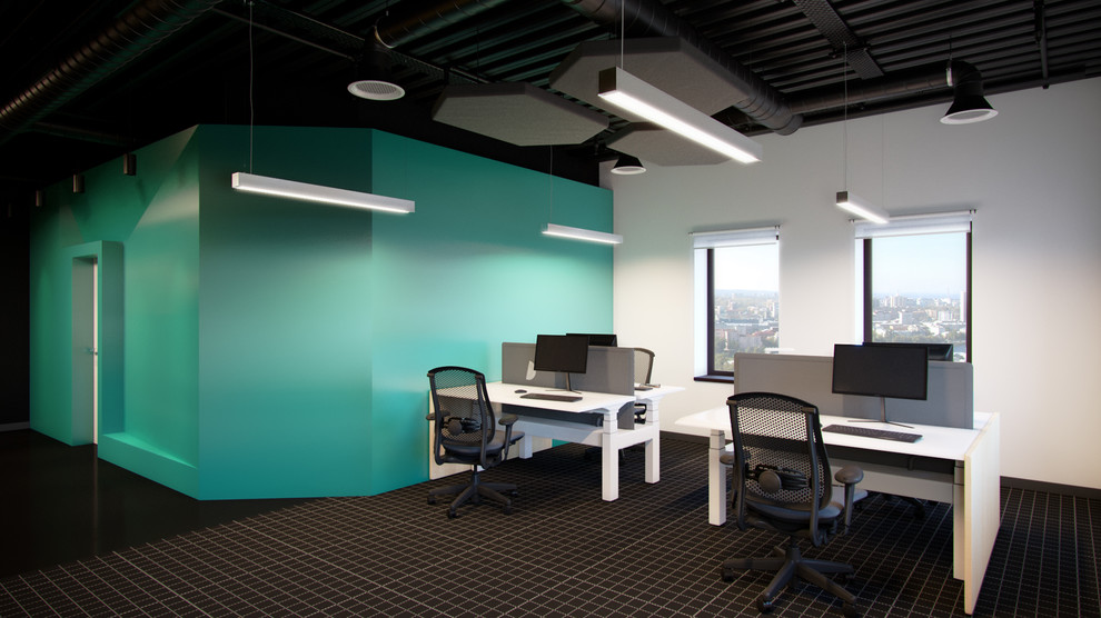 Дизайн офиса строительной компании в Москве