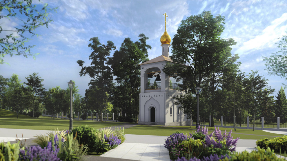 Храм Успения Пресвятой Богородицы и объекты внешней инфраструктуры Мужского мона