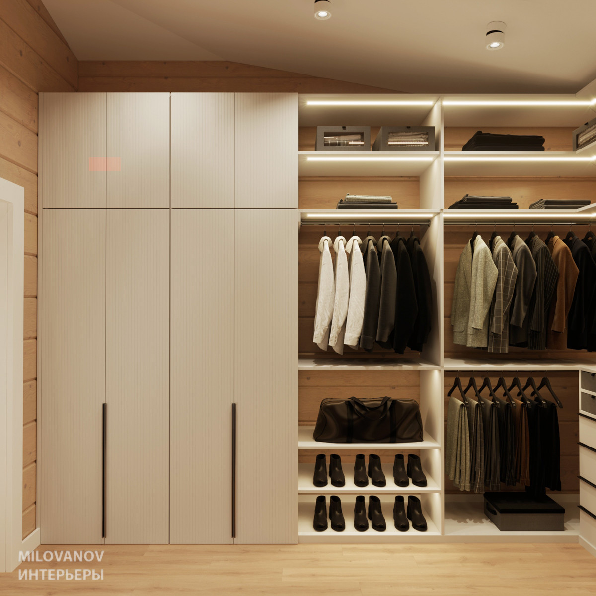 ДОМ ИЗ КЛЕЕНОГО БРУСА