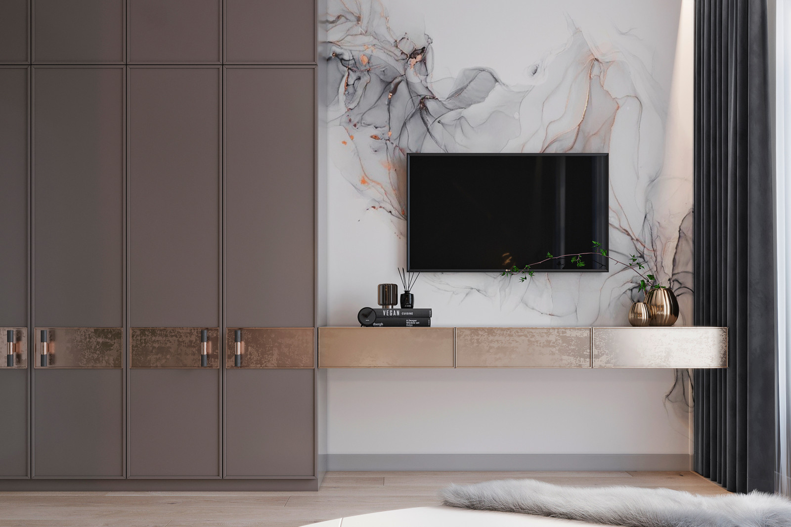 Дизайн-проект квартиры в КД «Дом Философа» 108 кв.м