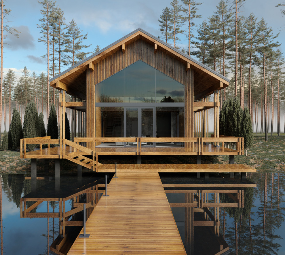 Гостевой дом Cabin 02 на берегу озера