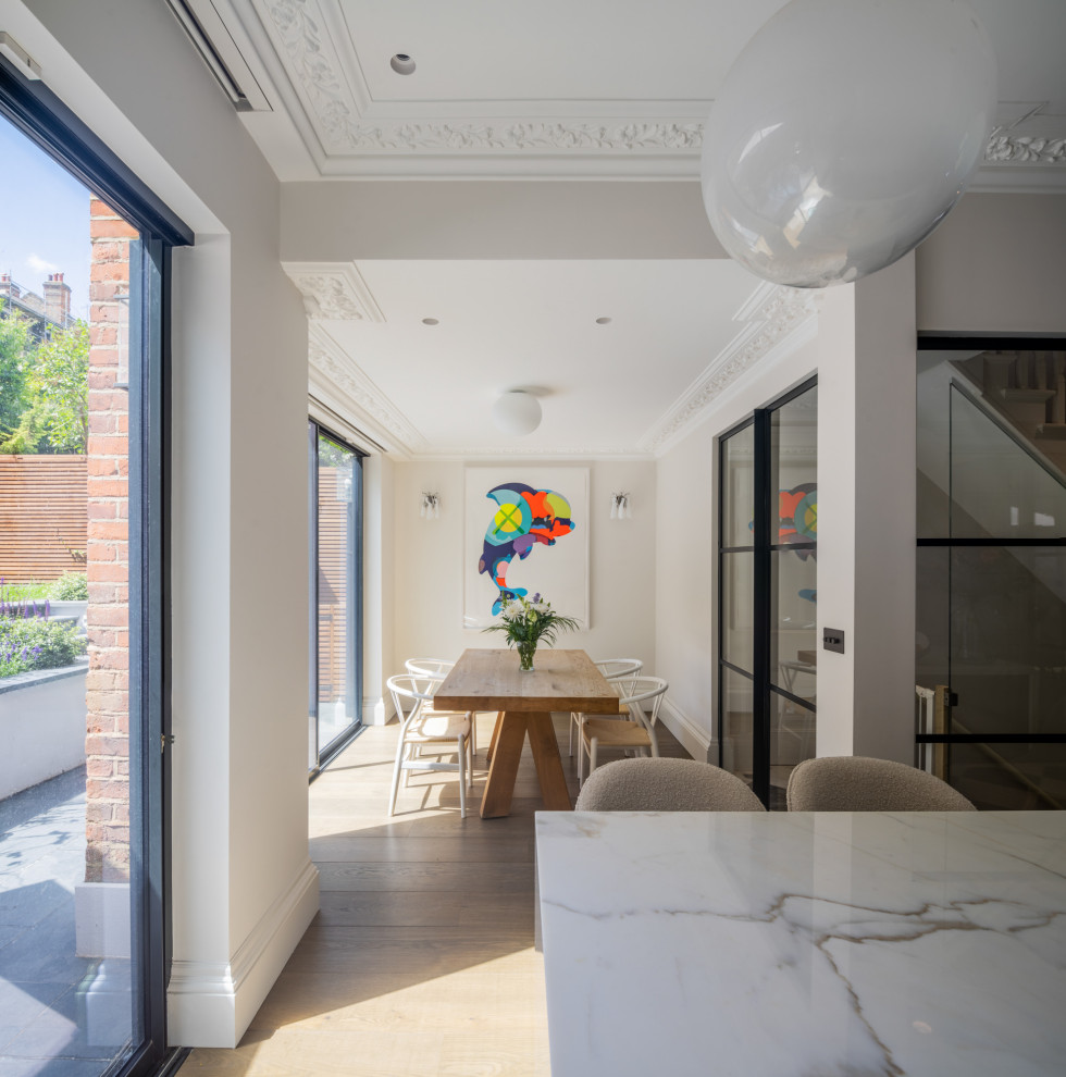 Contemporary double fronted Edwardian terrace