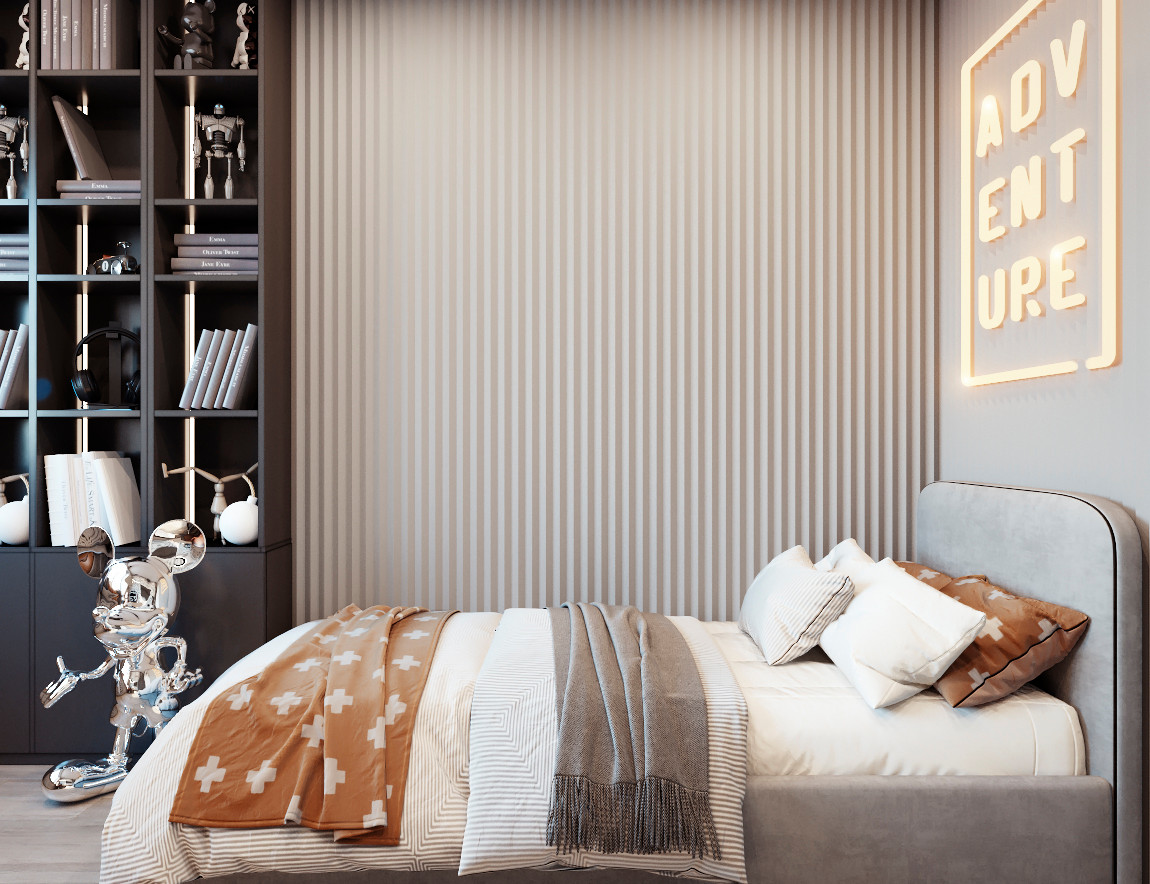 Интерьер в черно-белом цвете