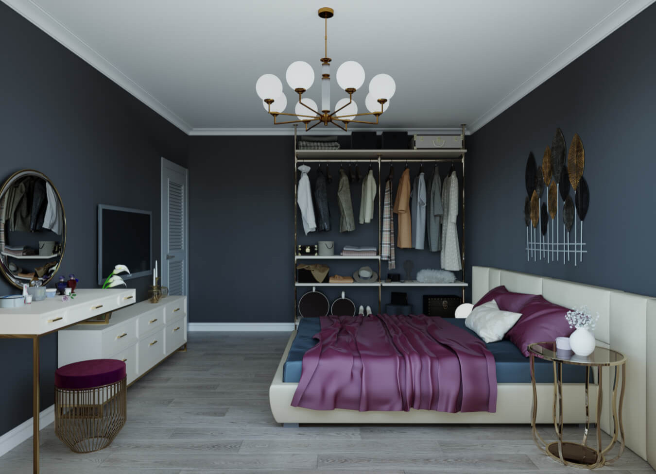 Спальня на втором этаже 15,5 кв. м