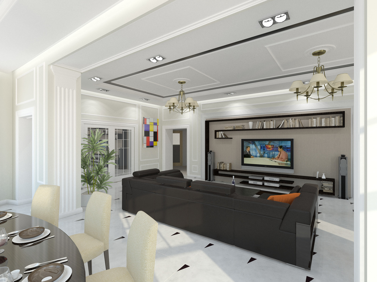 Частный жилой дом на Рублёво-Успенском шоссе (проект)