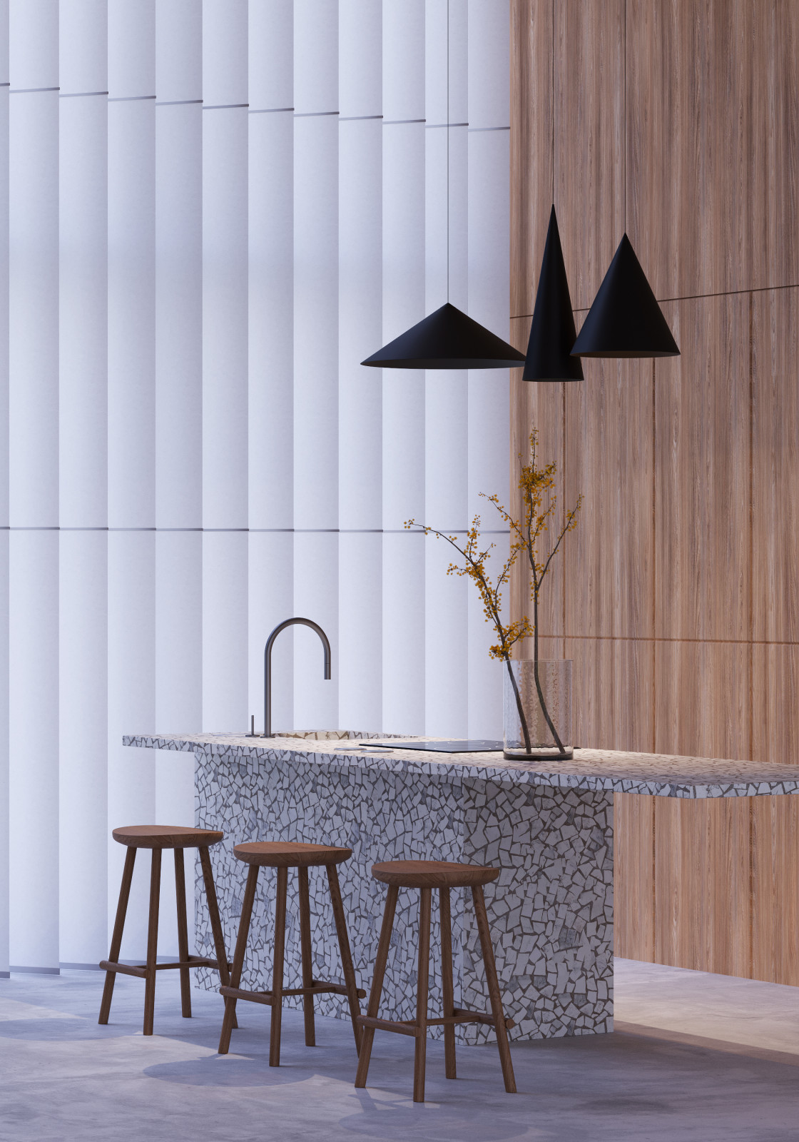 Дом с нестандартными окнами