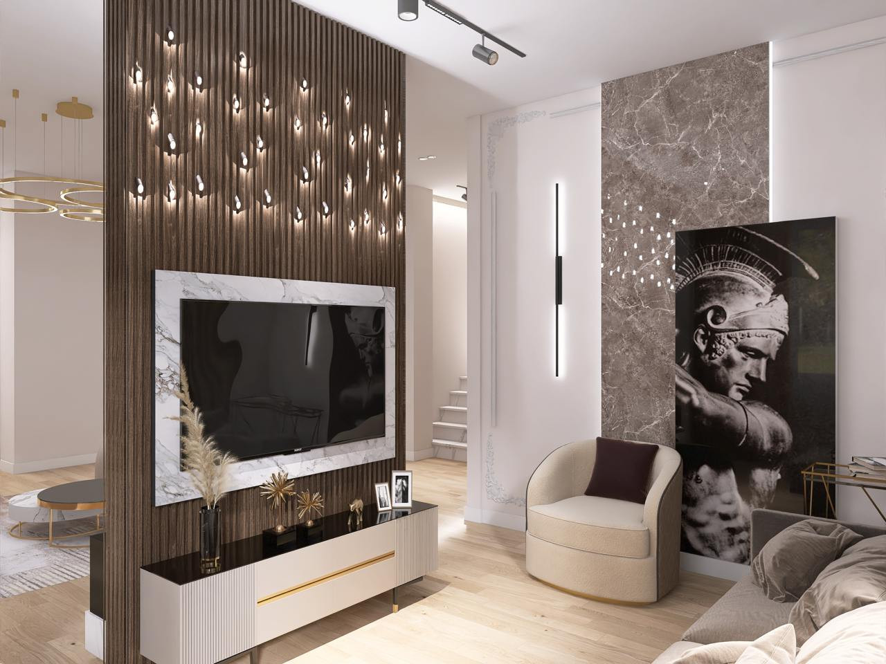 Загородный дом - первый этаж