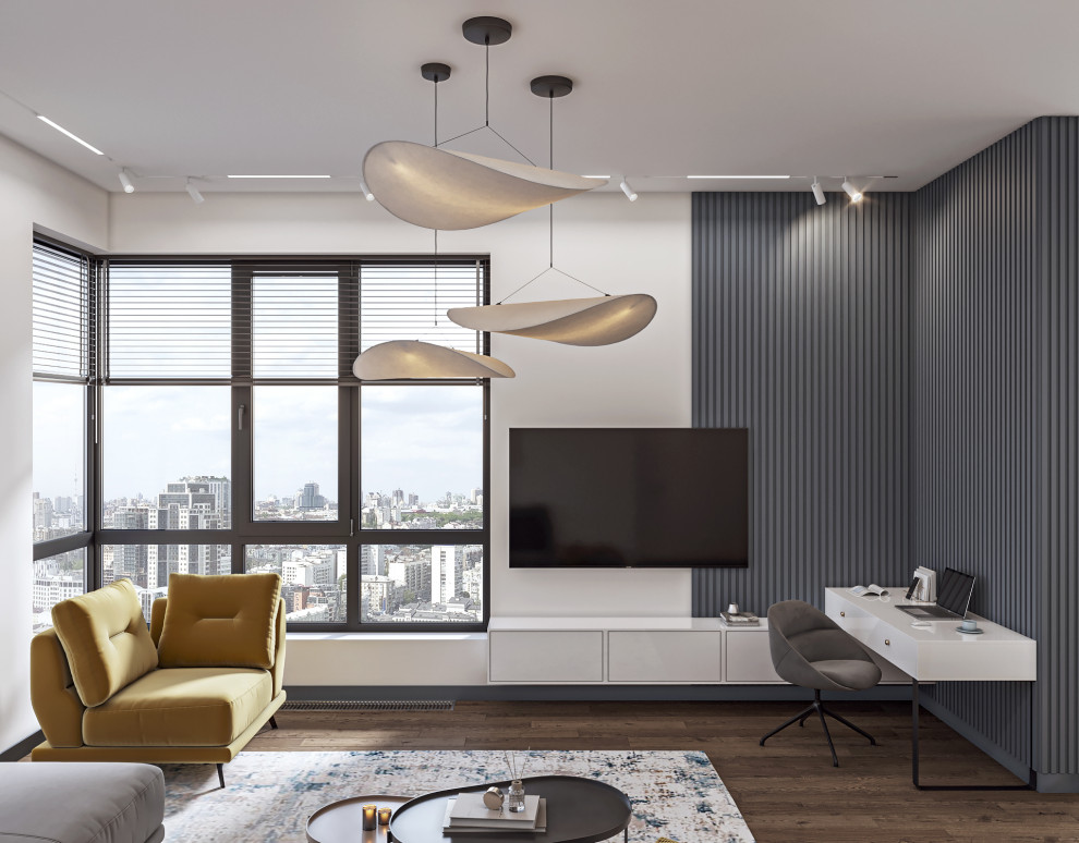 Гостиная 23м2.  ЖК Мейнстрит