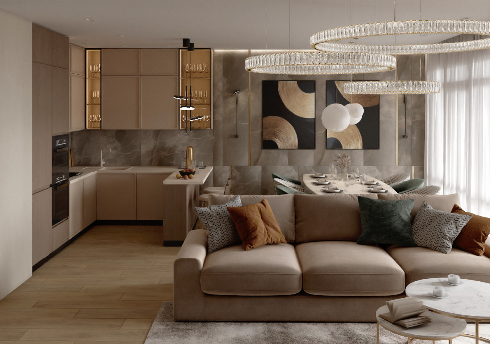 Гостинная в современном стиле 2