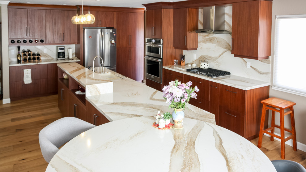 Mahogany Kitchen Makeover